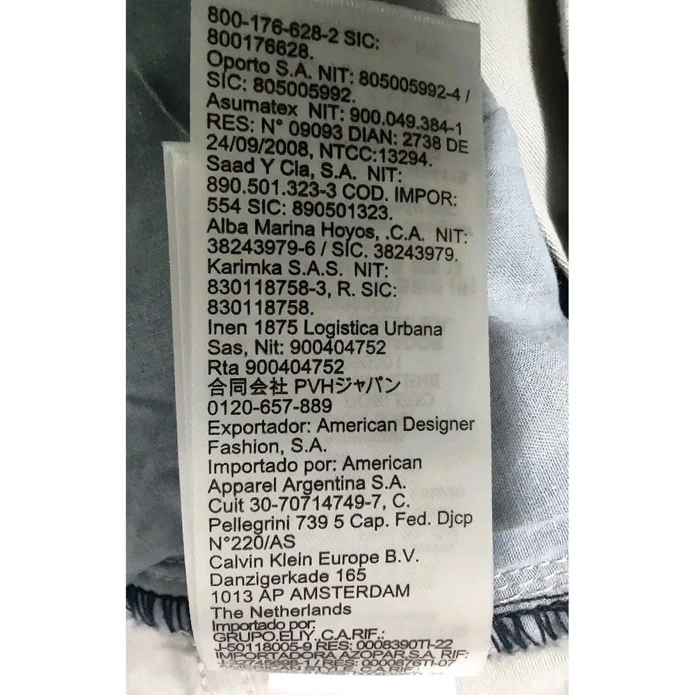 Calvin Klein Gray Jeans Men's Size W36 x L30 Slim Fit Denim  Stretch Flex Waist